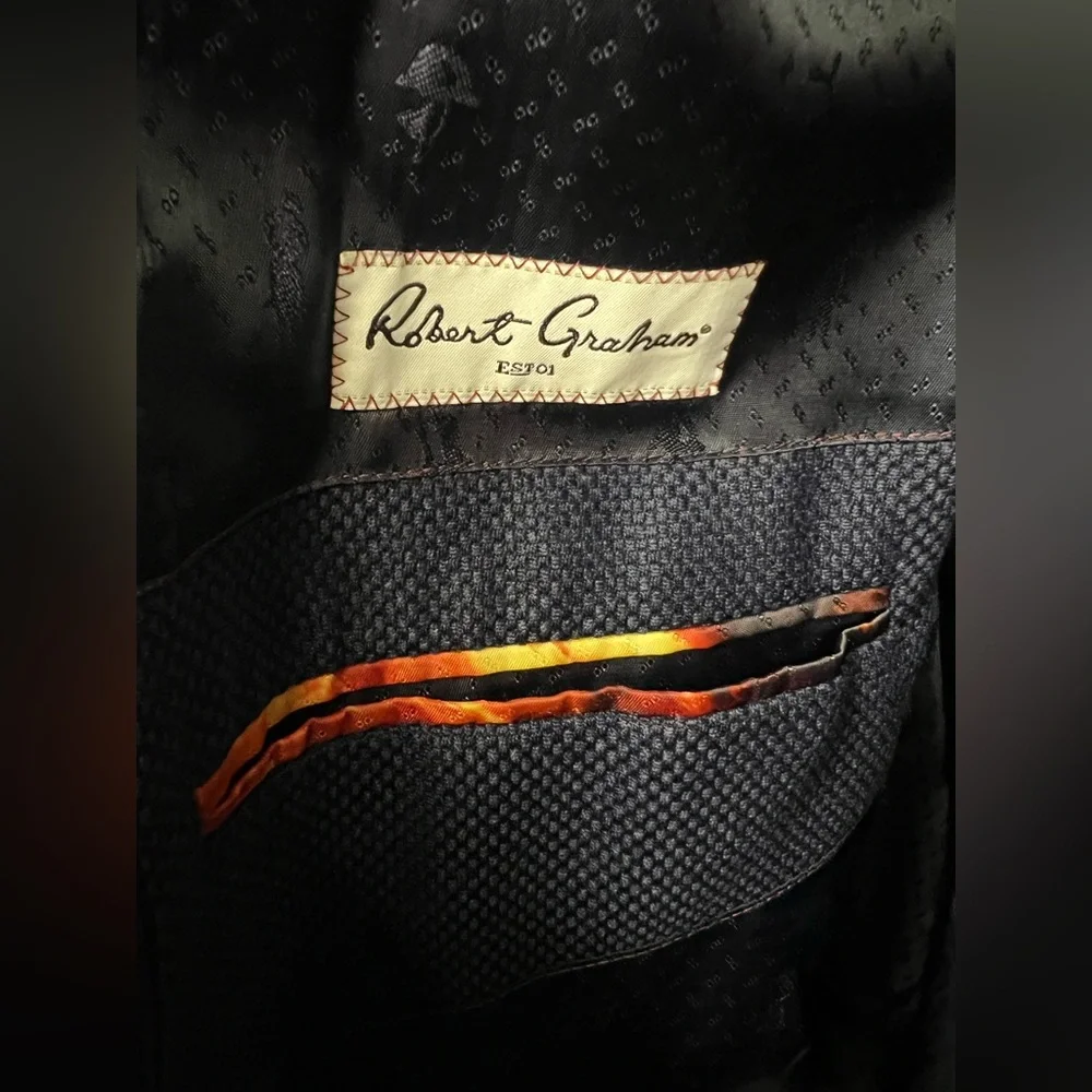Robert Graham Blue Sport Coat Classic Elegance- Jestset, Size:54T, Jacket‎ only